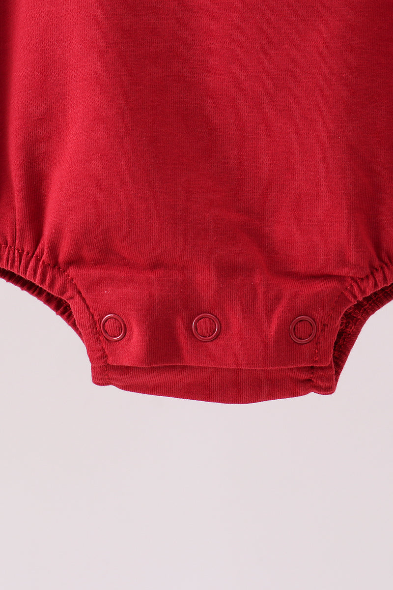 Premium Maroon Alabama elephant football applique bubble - Aaria Tees Aaria Tees