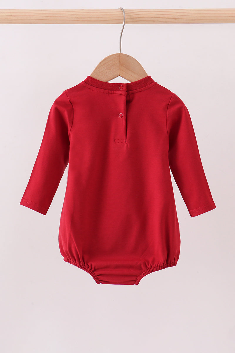 Premium Maroon Alabama elephant football applique bubble - Aaria Tees Aaria Tees