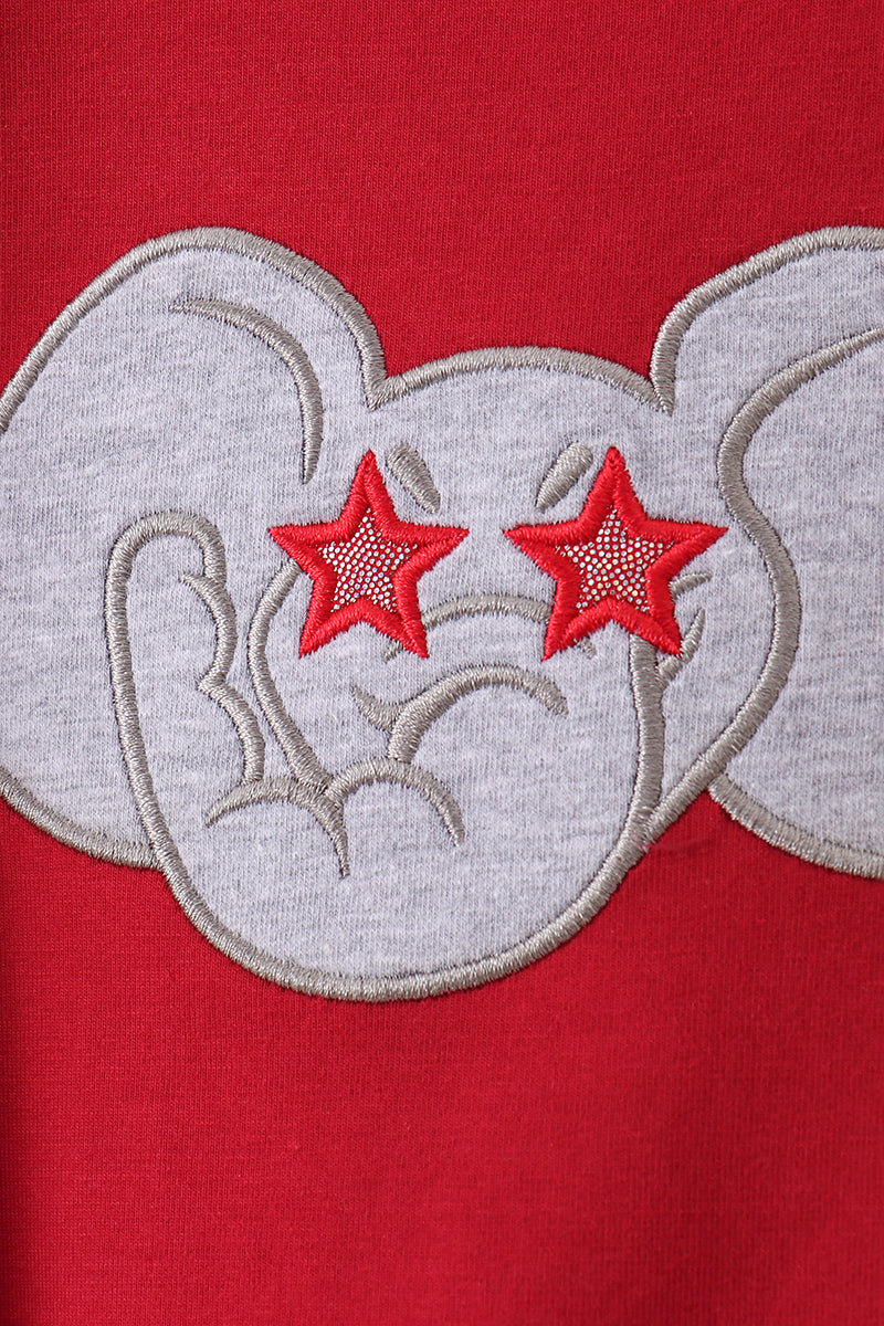 Maroon elephant Alabama football applique bubble - Aaria Tees Aaria Tees