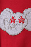 Maroon elephant Alabama football applique bubble - Aaria Tees Aaria Tees