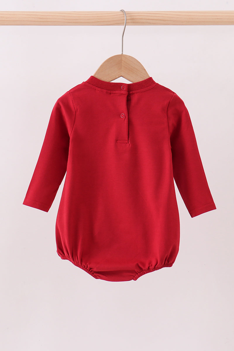 Maroon elephant Alabama football applique bubble - Aaria Tees Aaria Tees