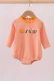 Premium Orange Tennessee puppy football stripe bubble - Aaria Tees Aaria Tees