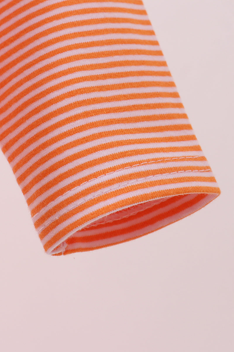 Premium Orange Tennessee puppy football stripe bubble - Aaria Tees Aaria Tees