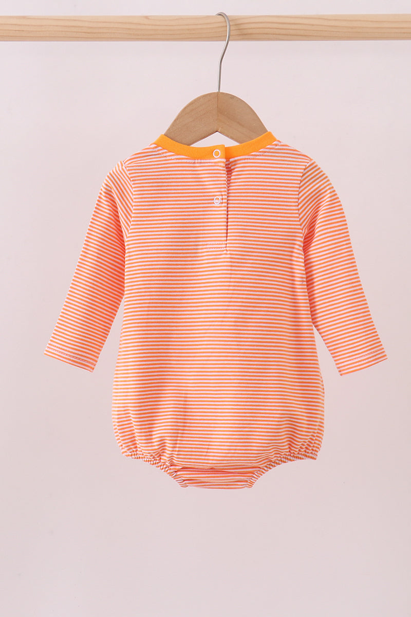 Premium Orange Tennessee puppy football stripe bubble - Aaria Tees Aaria Tees