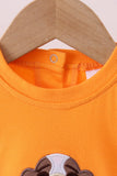 Premium Orange Tennessee puppy football applique bubble - Aaria Tees Aaria Tees
