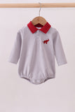 Premium Maroon Alabama elephant embroidery stripe bubble - Aaria Tees Aaria Tees