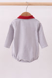 Premium Maroon Alabama elephant embroidery stripe bubble - Aaria Tees Aaria Tees