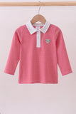 Premium Red Tennessee stripe elephant embroidery button down shirt - Aaria Tees Aaria Tees