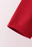 Premium Maroon Alabama elephant football embroidery gingham pants set - Aaria Tees Aaria Tees
