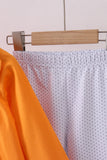 Premium Orange Tennessee puppy football embroidery pants set - Aaria Tees Aaria Tees