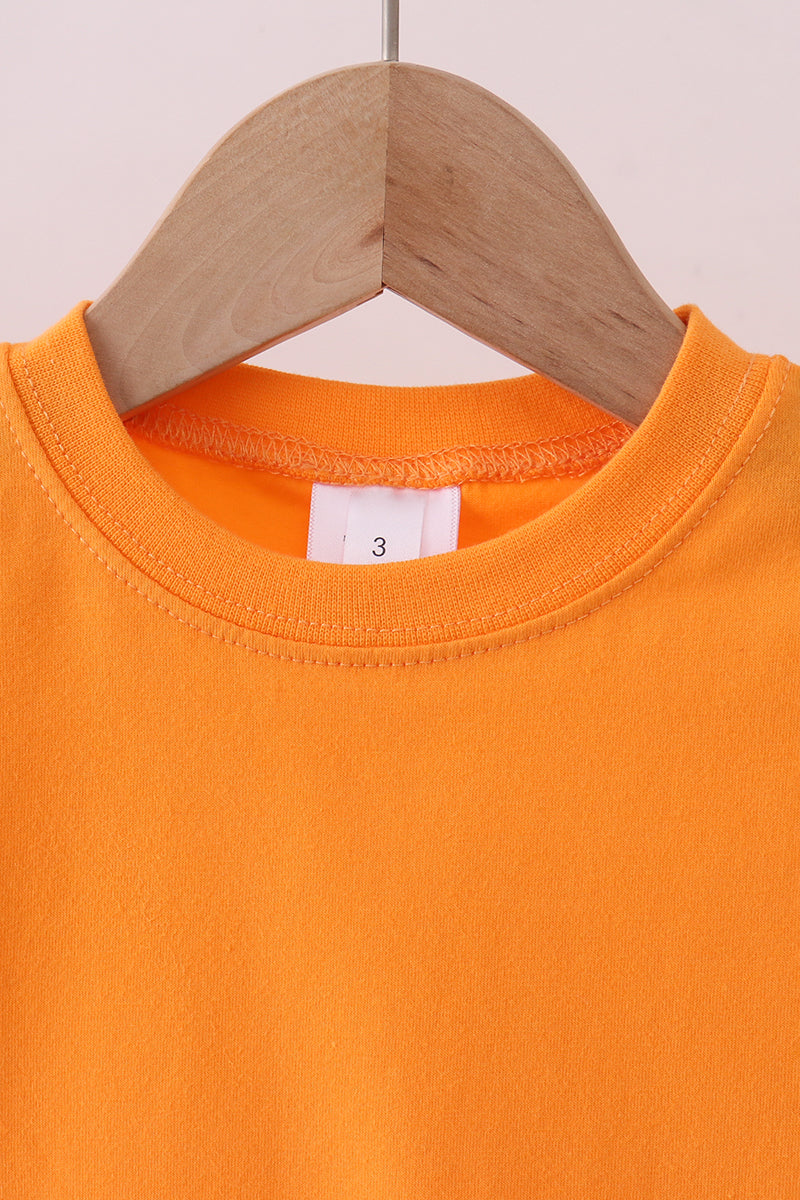 Premium Orange Tennessee puppy embroidery top - Aaria Tees Aaria Tees