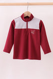Premium Maroon Mississippi embroidery top - Aaria Tees Aaria Tees