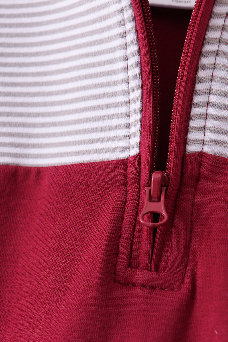 Premium Maroon Mississippi embroidery top - Aaria Tees Aaria Tees