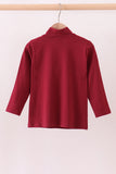 Premium Maroon Mississippi embroidery top - Aaria Tees Aaria Tees