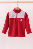 Premium Maroon Alabama embroiderytop - Aaria Tees Aaria Tees