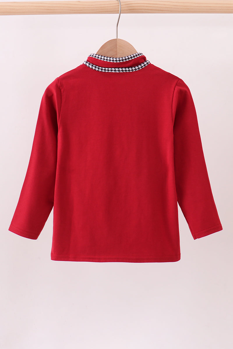 Premium Maroon Alabama embroidery top - Aaria Tees Aaria Tees