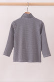 Premium Maroon Alabama embroidery gingham top - Aaria Tees Aaria Tees