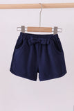 Premium Navy bow shorts - Aaria Tees Aaria Tees