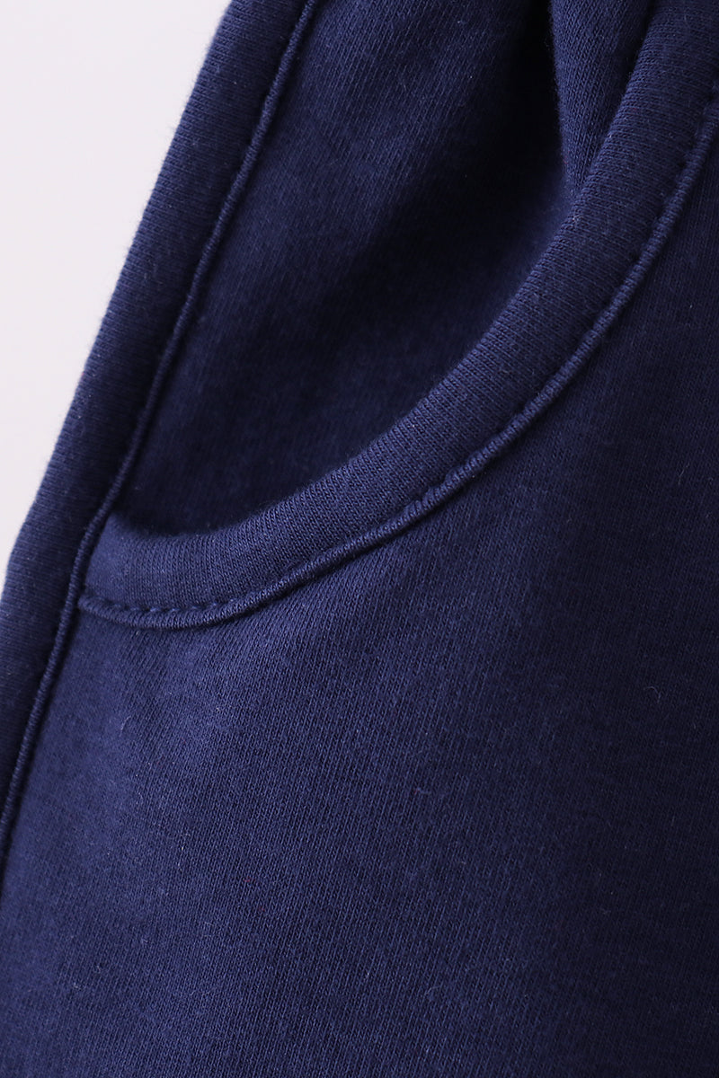 Premium Navy bow shorts - Aaria Tees Aaria Tees