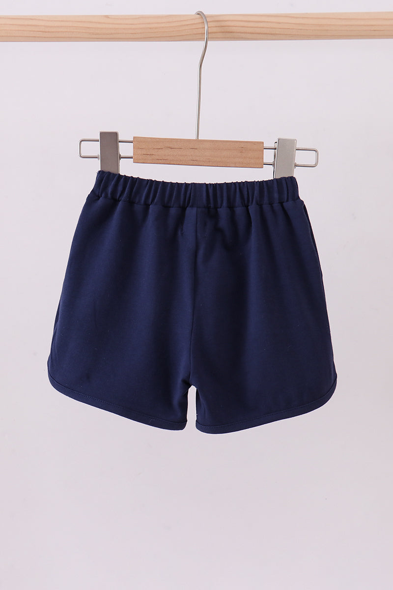 Premium Navy bow shorts - Aaria Tees Aaria Tees