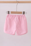 Premium Blush bow shorts Aaria Tees