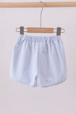 Premium Blue&white stripe bow shorts - Aaria Tees Aaria Tees