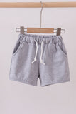 Premium Grey drawstring shorts - Aaria Tees Aaria Tees