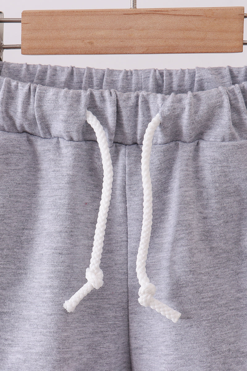 Premium Grey drawstring shorts - Aaria Tees Aaria Tees