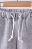 Premium Grey drawstring shorts - Aaria Tees Aaria Tees