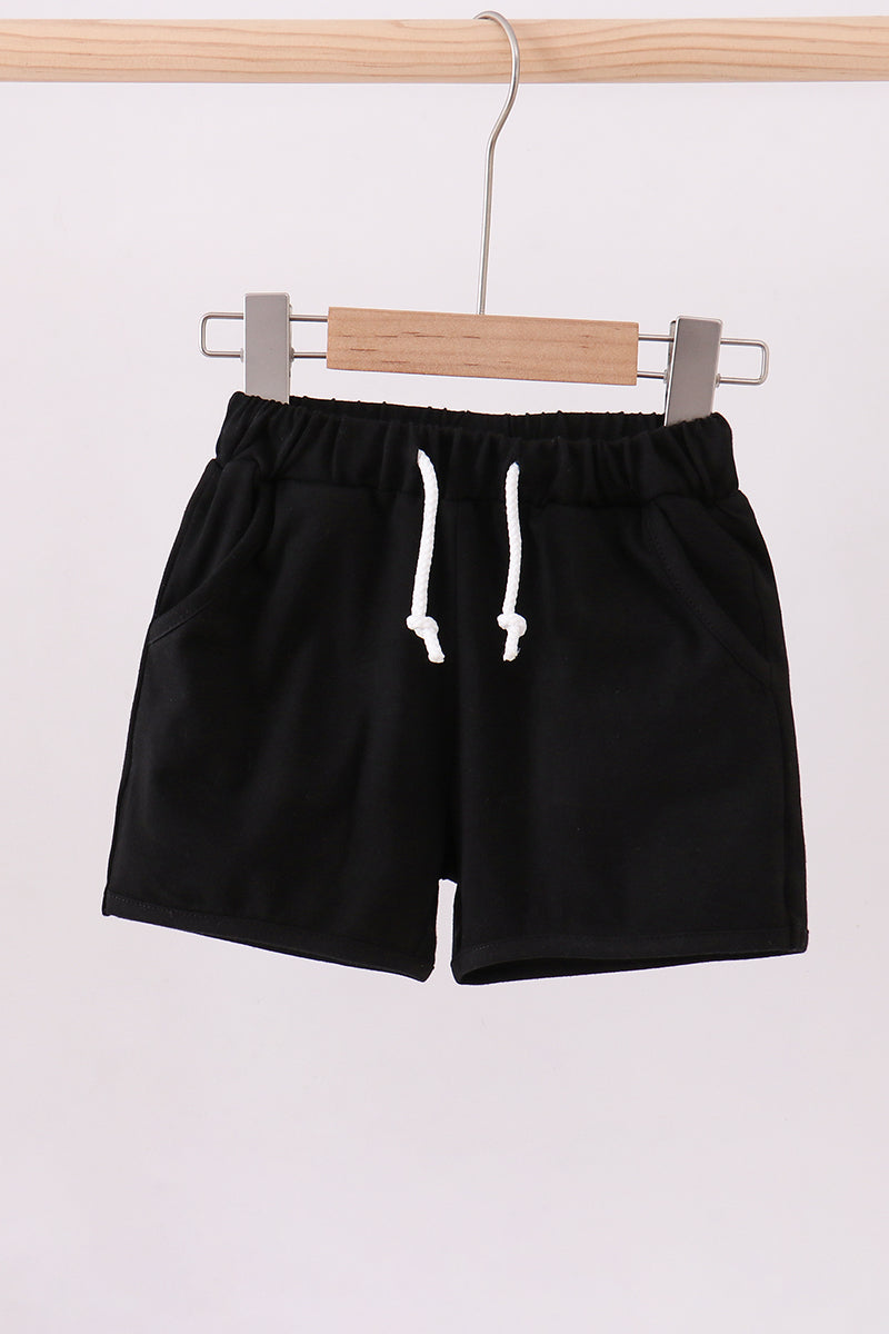 Premium Black drawstring shorts - Aaria Tees Aaria Tees
