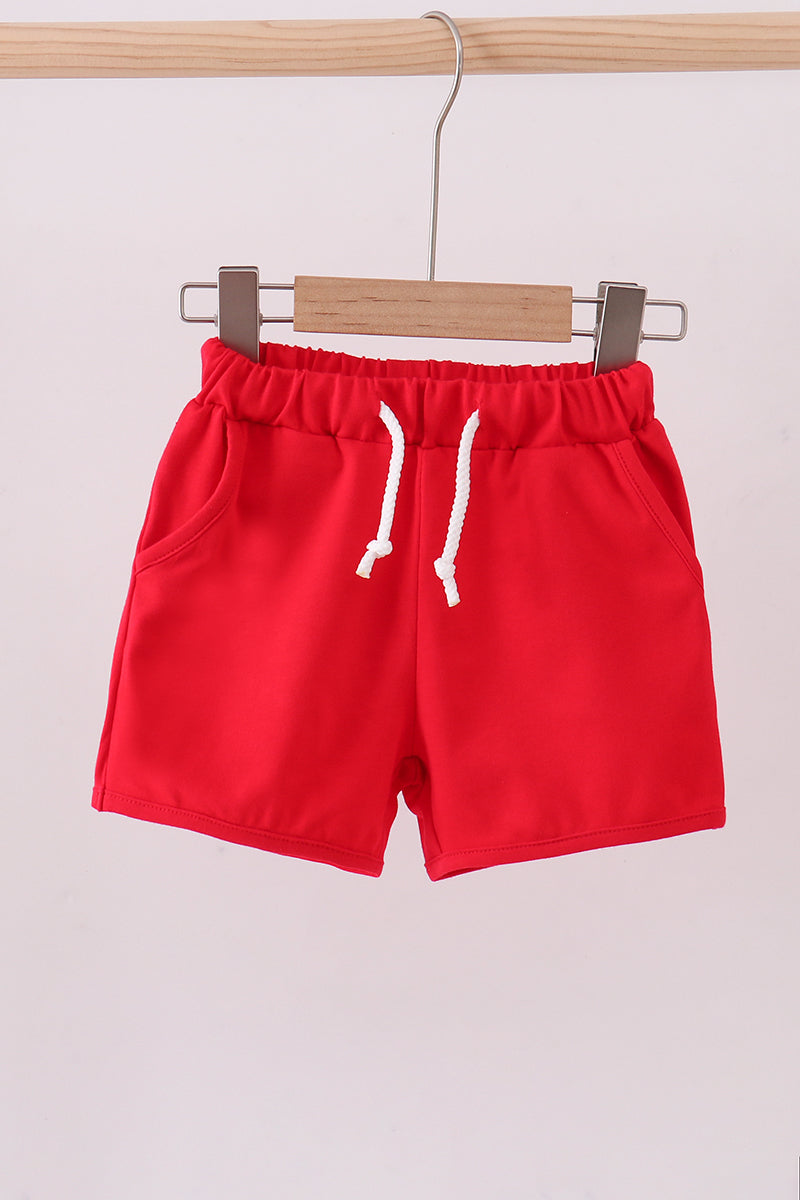 Premium Red drawstring shorts - Aaria Tees Aaria Tees