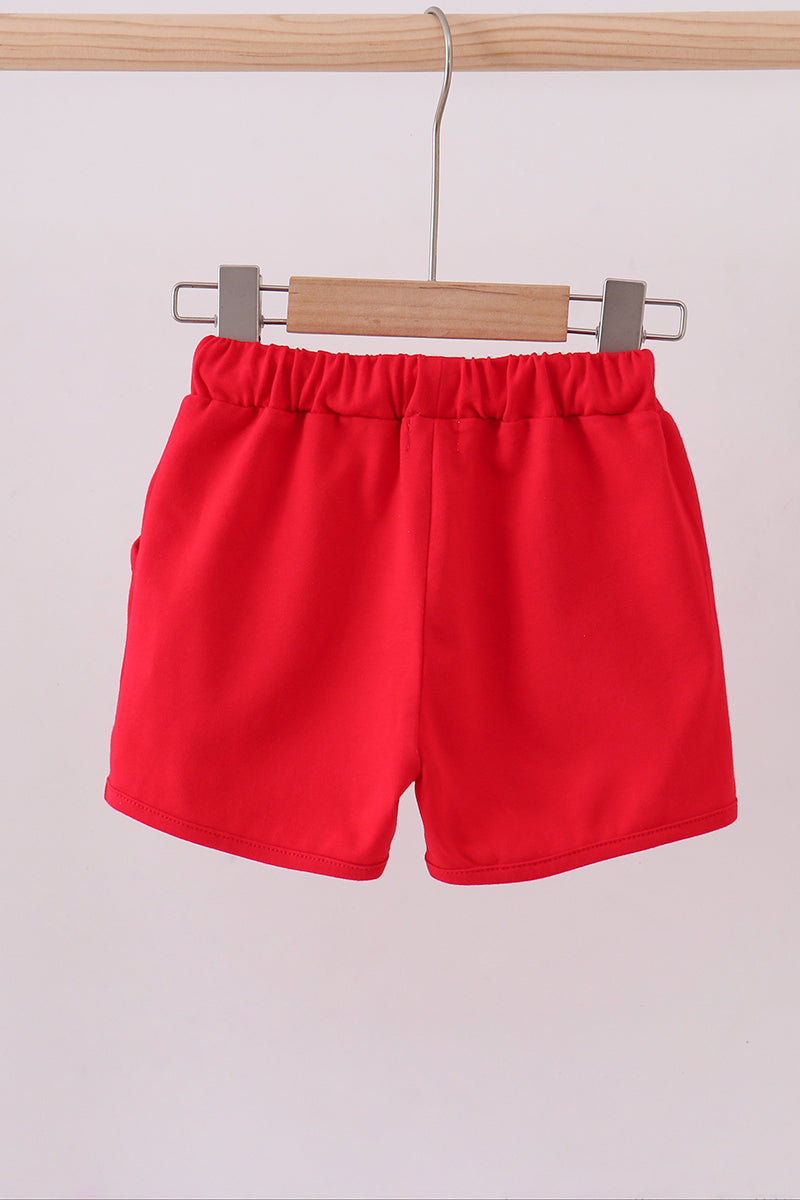 Premium Red drawstring shorts - Aaria Tees Aaria Tees
