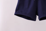 Premium Navy drawstring shorts - Aaria Tees Aaria Tees
