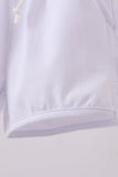 Premium White drawstring shorts - Aaria Tees Aaria Tees