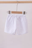 Premium White drawstring shorts - Aaria Tees Aaria Tees