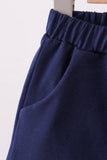 Premium Navy shorts Aaria Tees