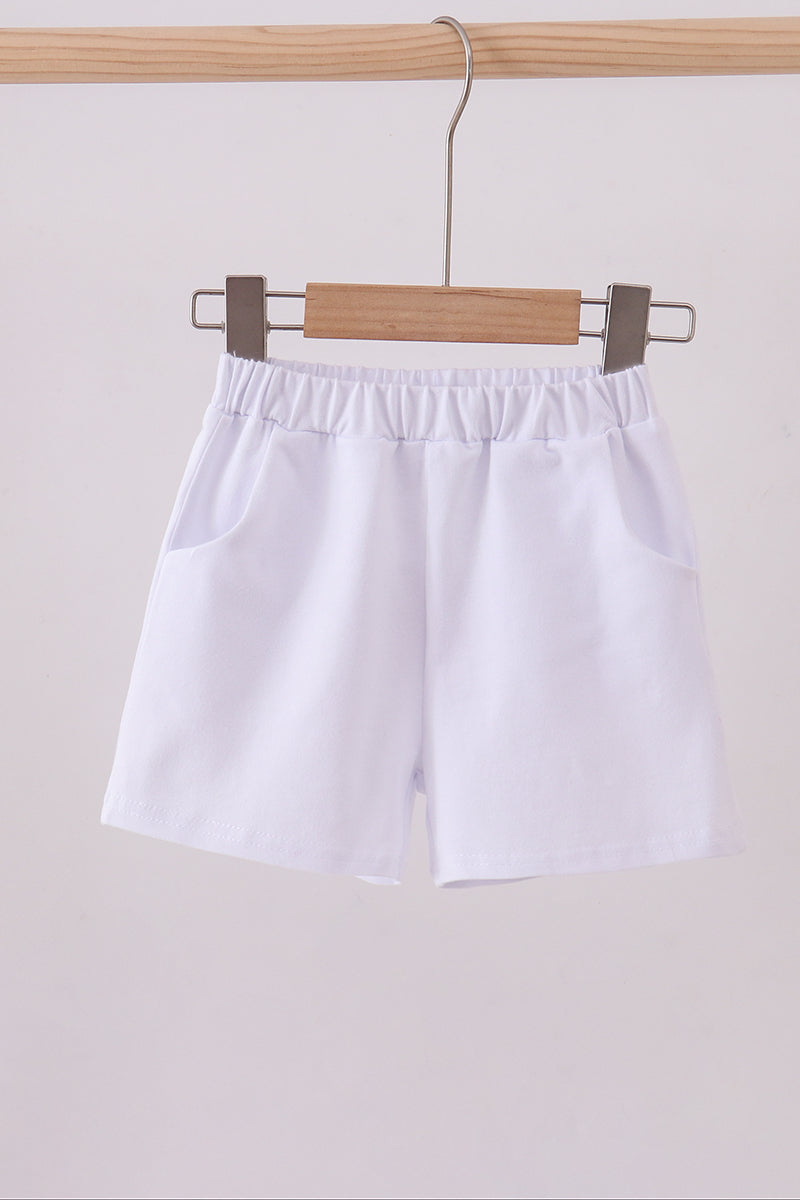 Premium White shorts - Aaria Tees Aaria Tees