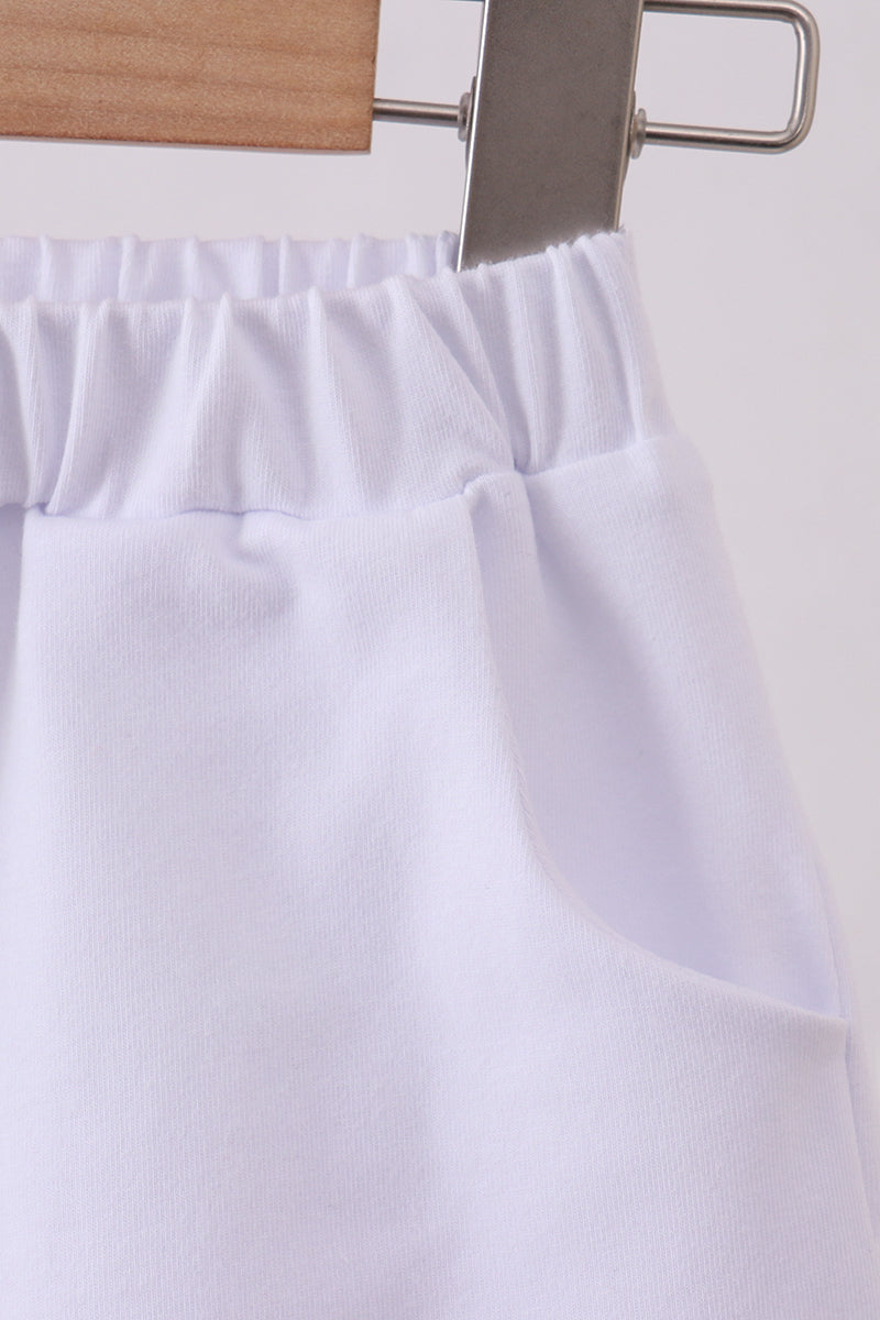 Premium White shorts - Aaria Tees Aaria Tees