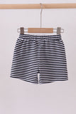 Premium Navy&white stripe shorts - Aaria Tees Aaria Tees