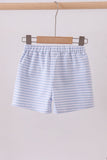 Premium Blue&white stripe shorts Aaria Tees