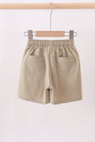 Oatmeal pocket performance shorts - Aaria Tees Aaria Tees