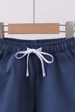 Slate blue pocket performance shorts - Aaria Tees Aaria Tees