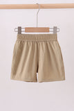 Tan everyday shorts Aaria Tees