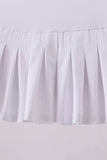 White pleated skort - Aaria Tees Aaria Tees