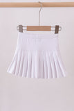 White pleated skort - Aaria Tees Aaria Tees
