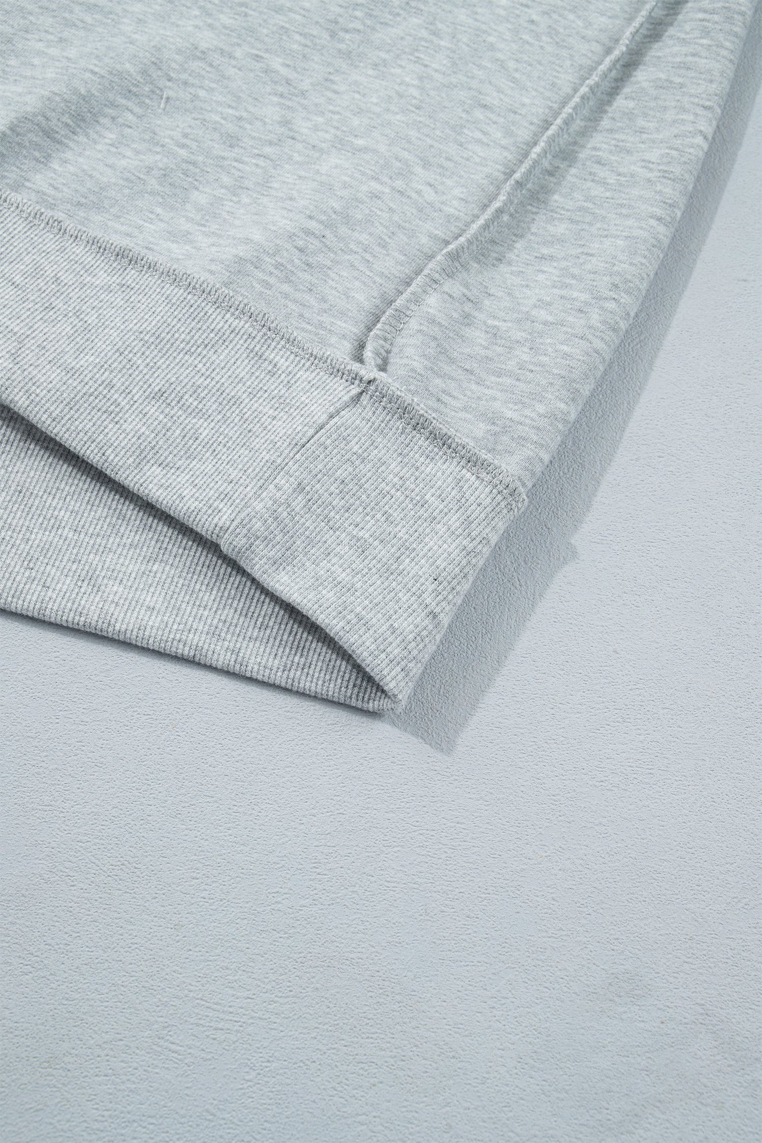 Light Grey Exposed Seam Mock Neck STATE Letter Graphic Loose Sweatshirt - Aaria Tees Aaria Tees