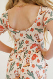 Falling for Luxe- Cowgirl Charm Romper Aaria Tees