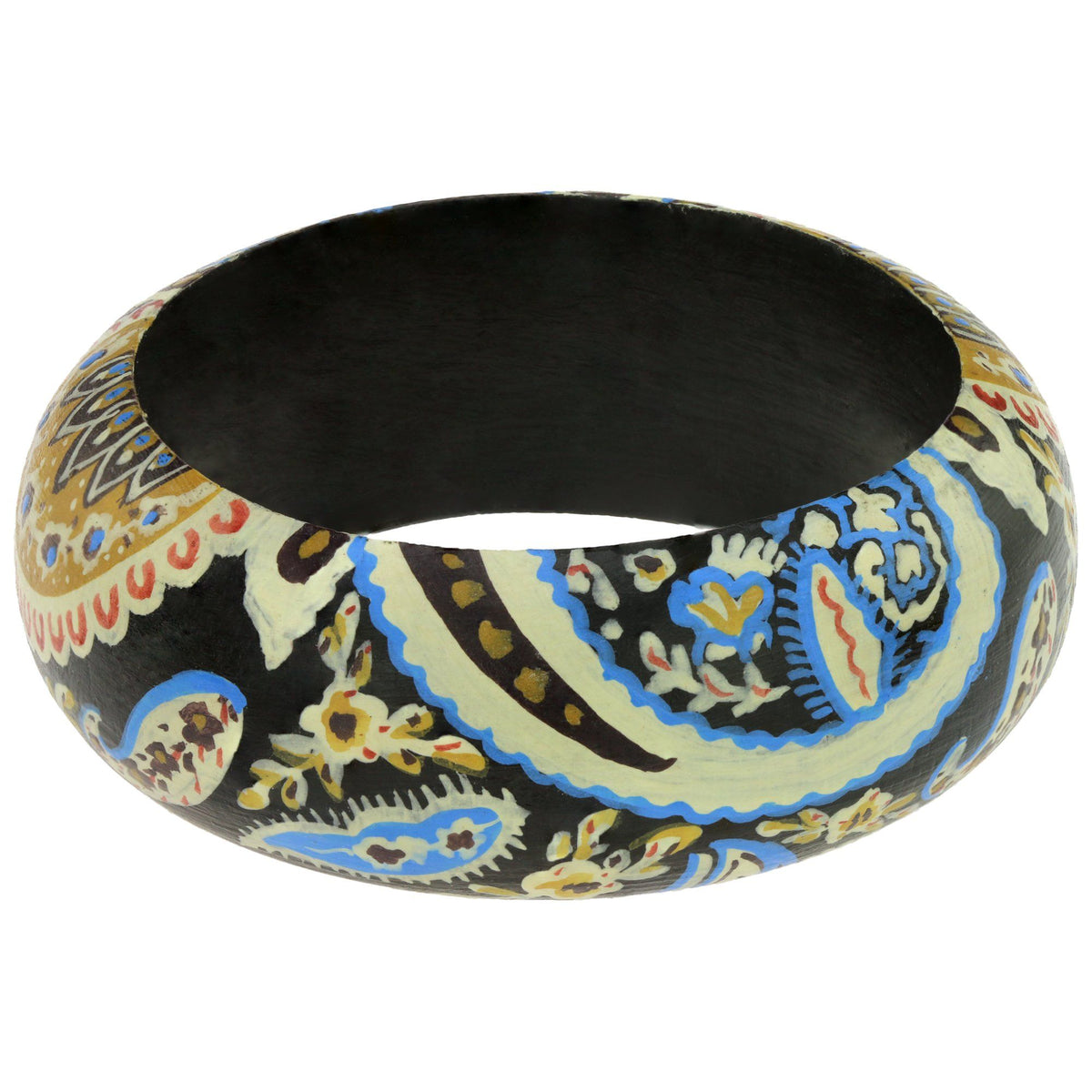 Painted Paisley Bangle - Aaria Tees