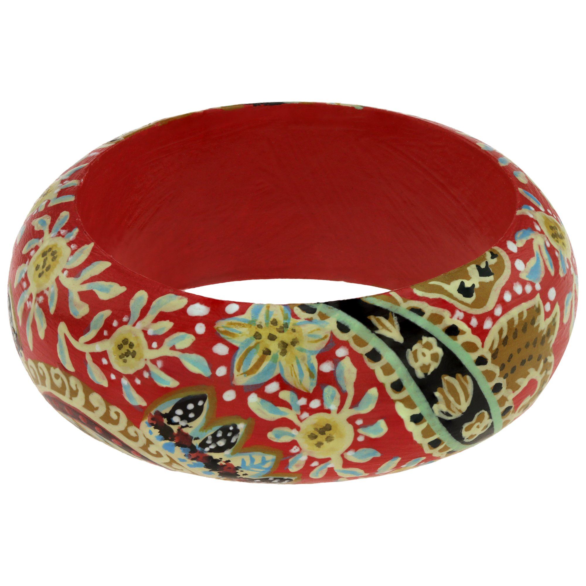 Painted Paisley Bangle - Aaria Tees Aaria Tees