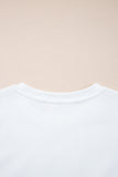 White Sequin Nutcracker Graphic Christmas Fashion Corded Sweatshirt - Aaria Tees Aaria Tees